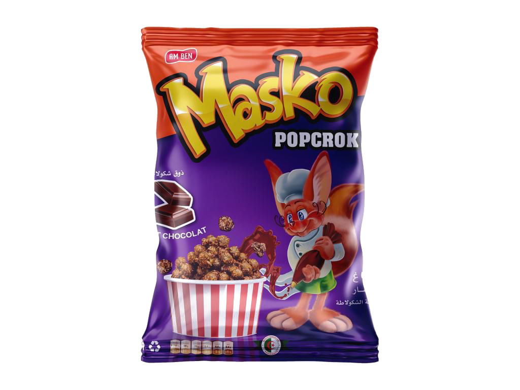 MASKO POPCROK chocolat 45g